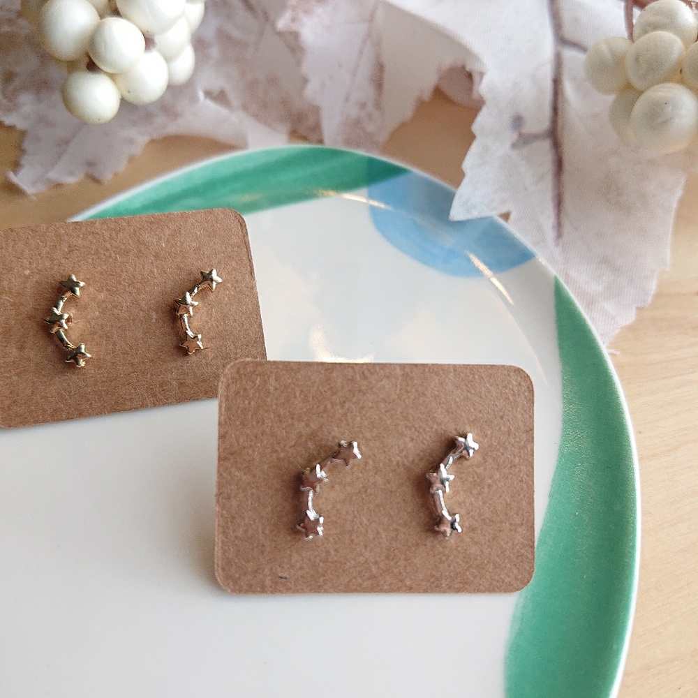 💕💕LAST ONE Sale🔥 Cute Little Star Zodiac Stud - Picture 2 of 7